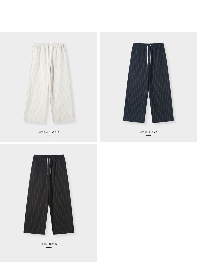 LMN Airy ST Linen Wide Pants (3 colors)