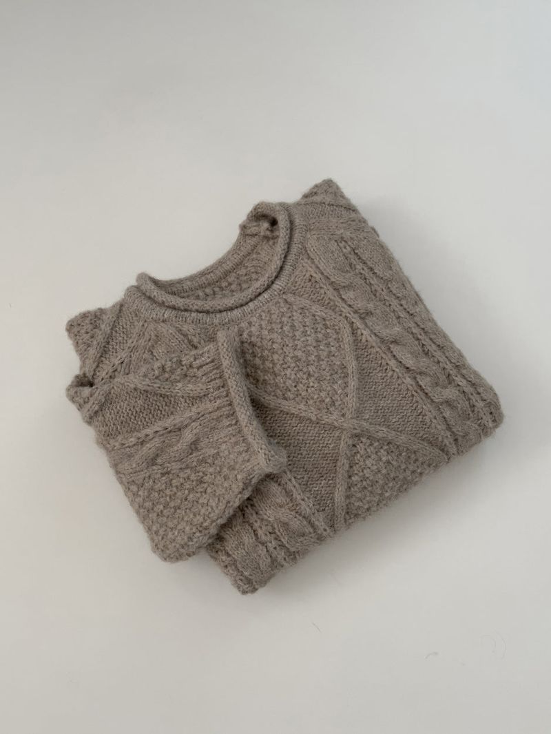 Rolling Cable Overfit Knit
