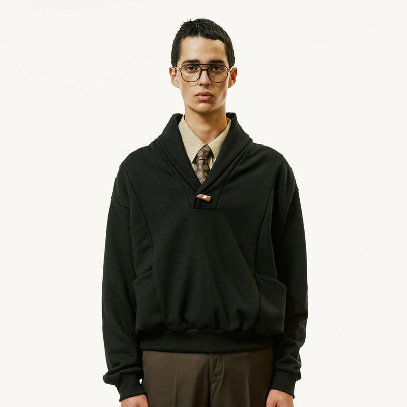 S SY(エスエスワイ)の「panel pocket shawl collar mtm black(Tops)」