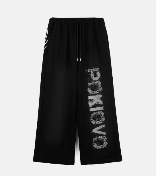 Type stamping wide pants