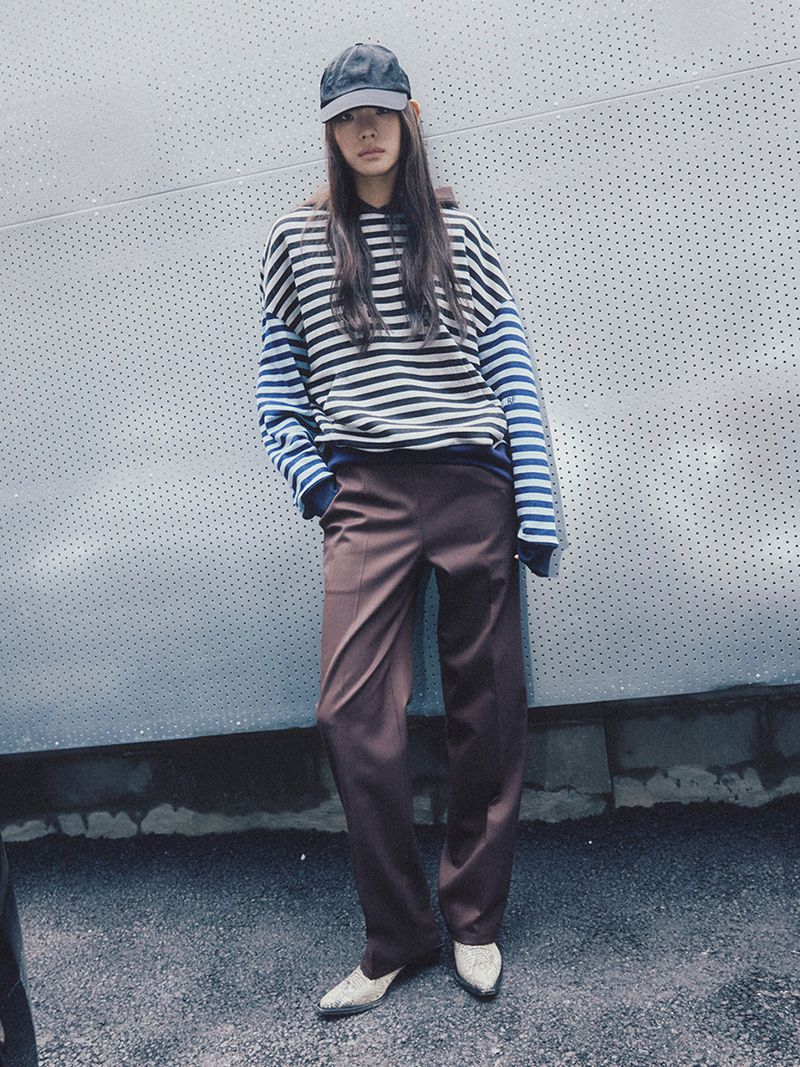 Low Waist Classic Pants Brown