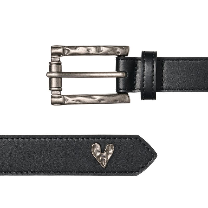 BL015 Modern Heart Unisex Leather Belt 21 mm (2 colors)