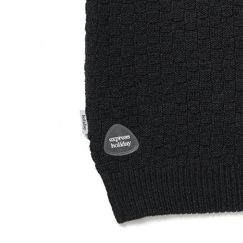 Express Holiday Cable Knit Vest_Charcoal