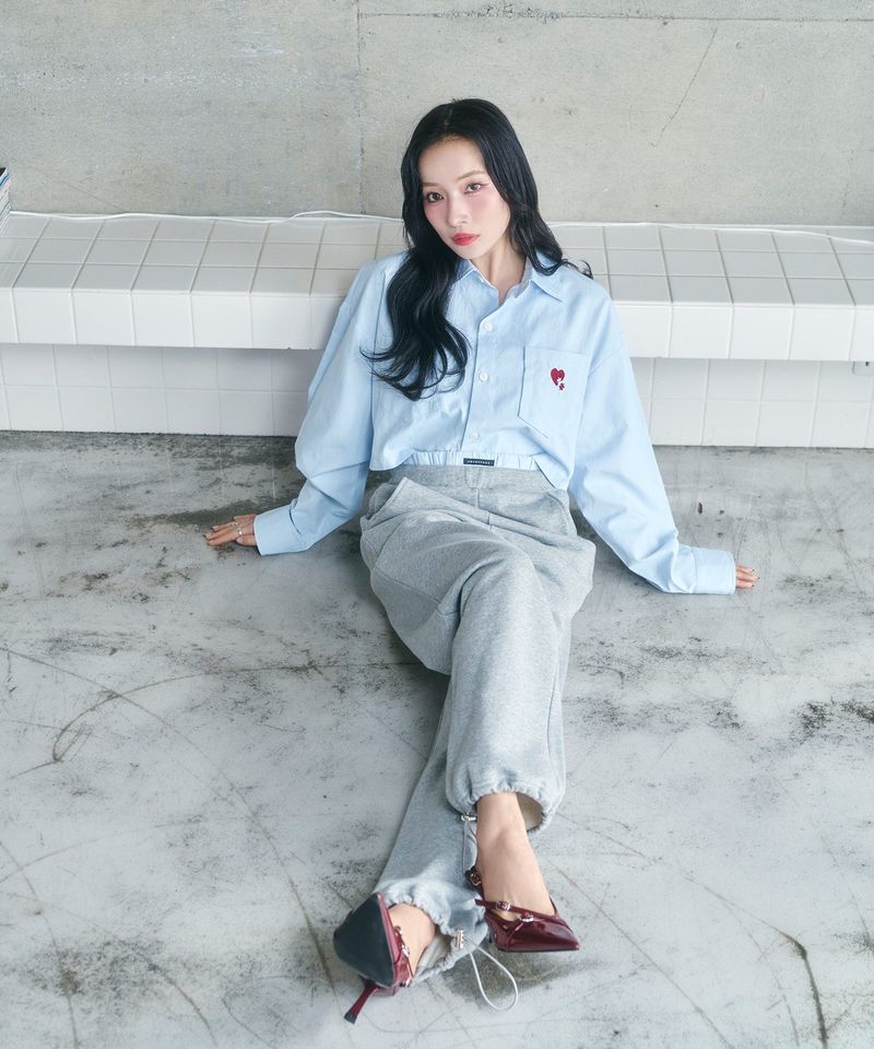 UNISEX 2WAYハートシャツ