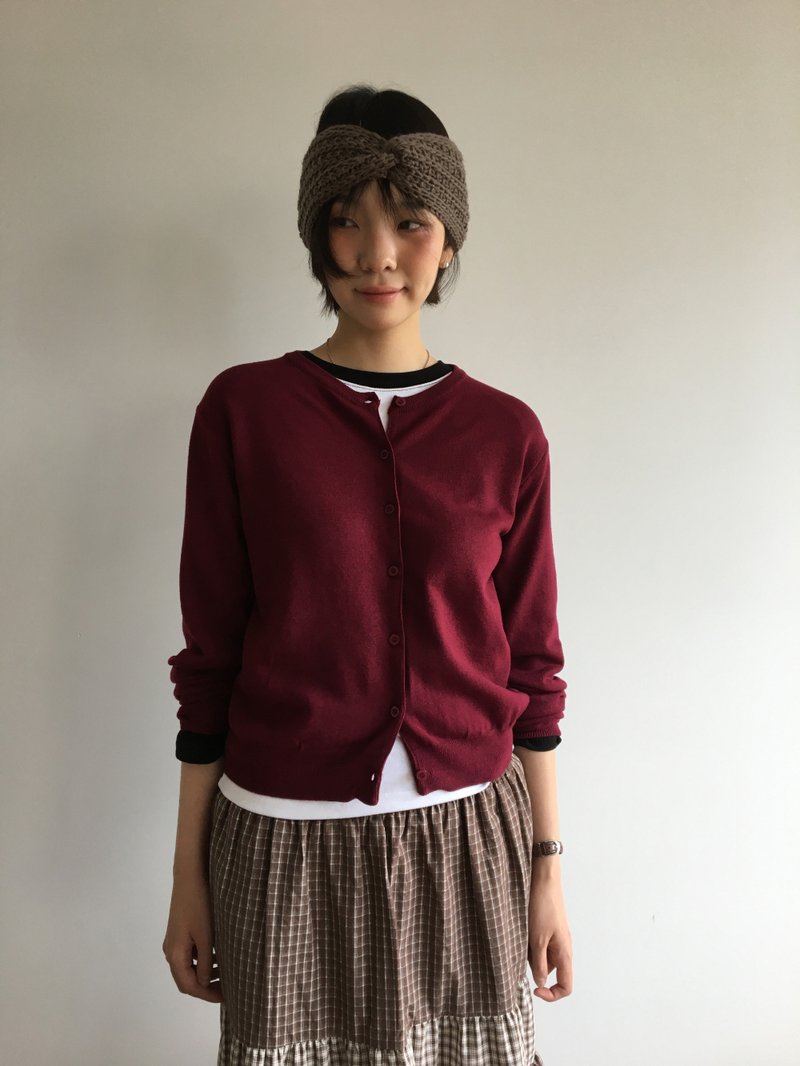 Miji Round Cardigan (5color)