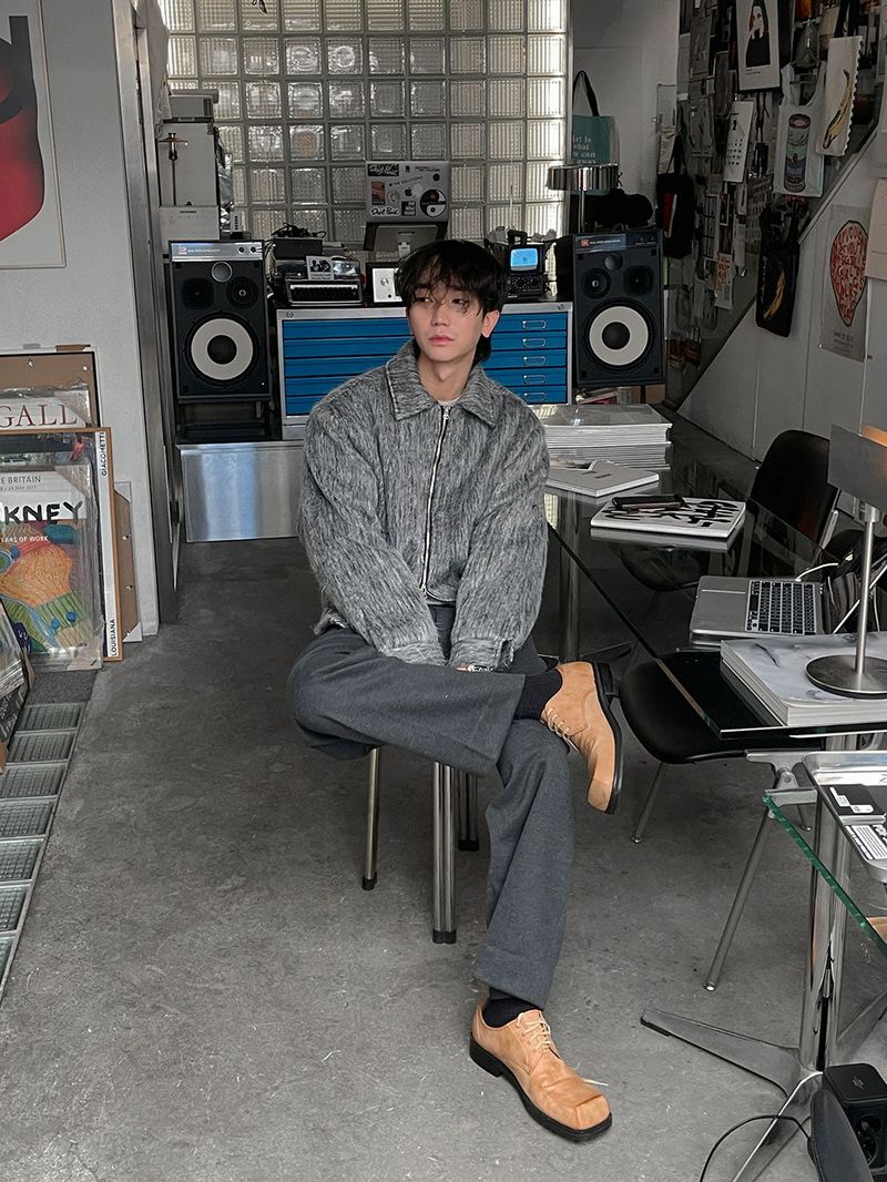 2 Low Wool Shaggy Blouson (2color)