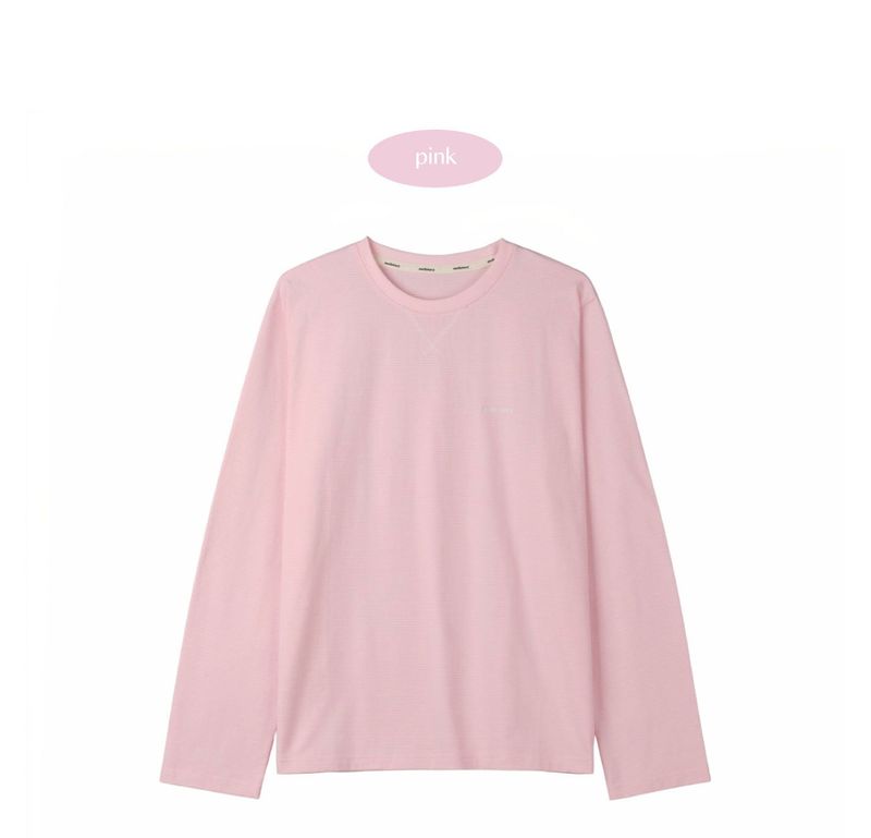 SOFT STRIPED T-SHIRT (PINK)