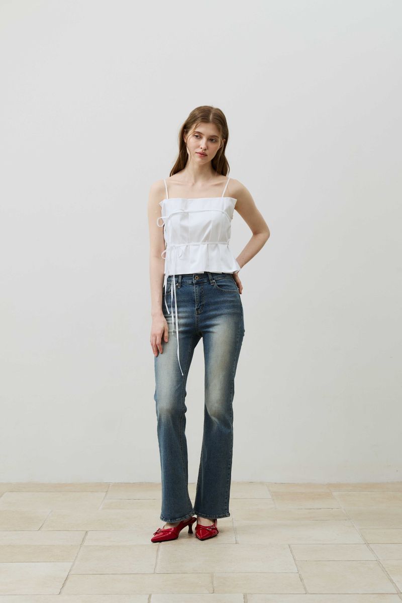 ROEL BOOTCUT DENIM PANTS / BLUE