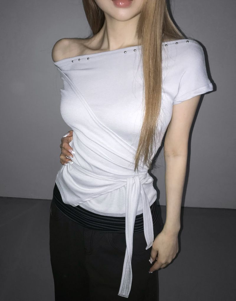 hdden tie top(3 color)