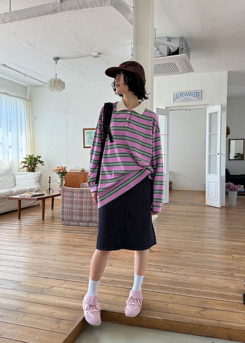 NONFADE MIDI SKIRT