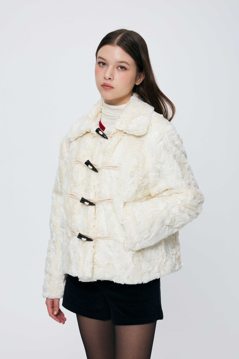 COZY FUR JACKET / WHITE