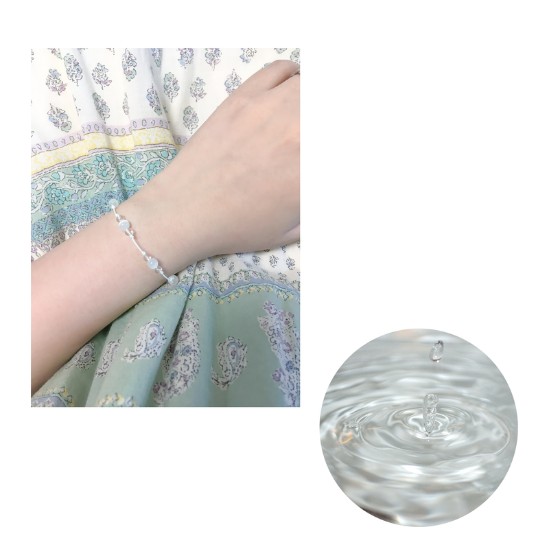 Waterdrop gemstone bracelet