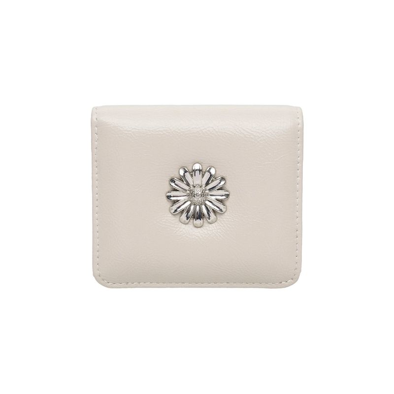 LE MASQUE（ルマスク）の「Daisy Photo Slot Half Wallet Bill Card Wallet warmgray（Smartphone Accessories）」