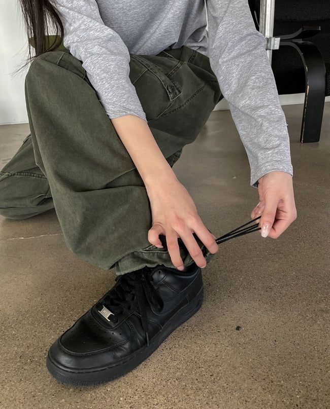 Willy Washed Vintage Diagonal Cargo Pants