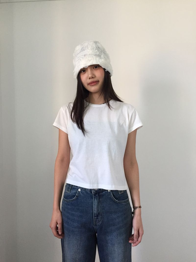 Abe Cap Sleeve T-shirt (5color)