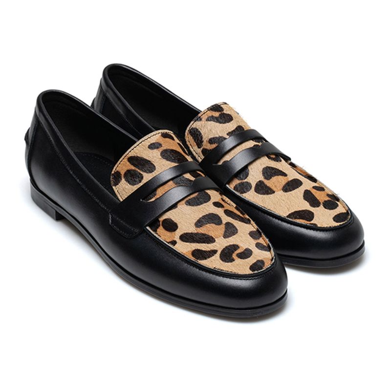 [MADE] WOMEN PENNY PLATE LOAFER LEOPARD-001