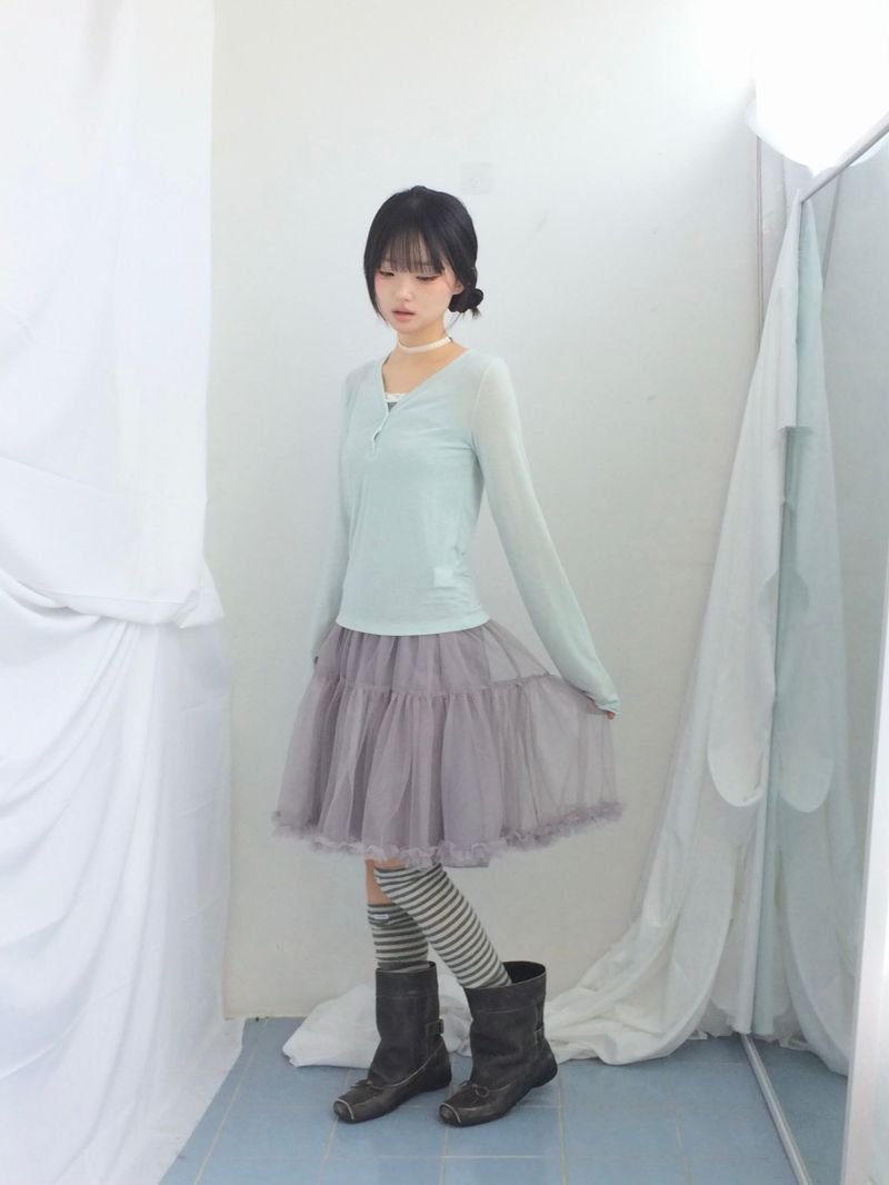 V cut light button t