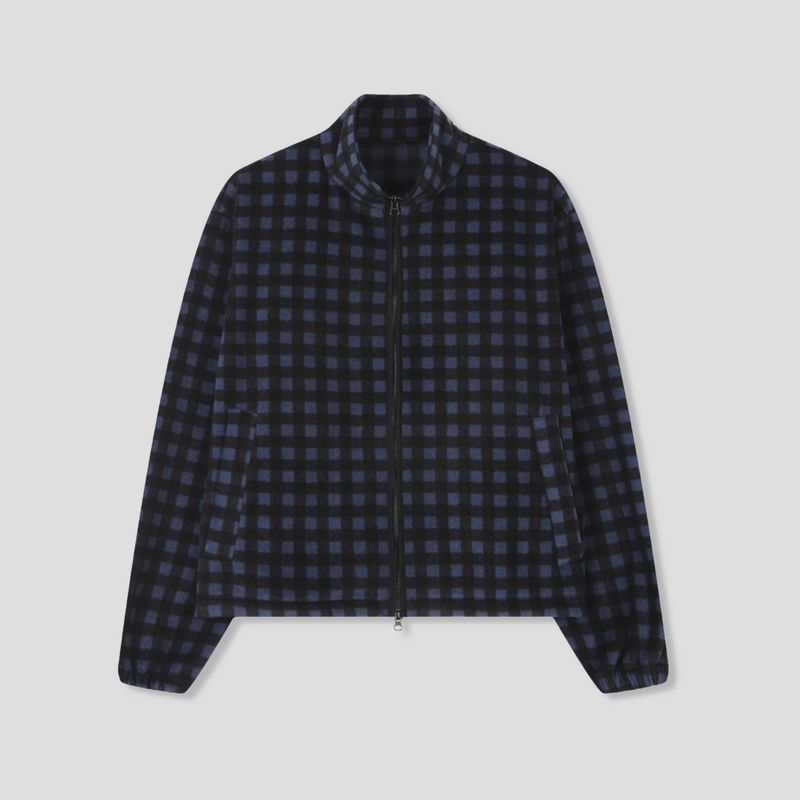 Dock Checked Fleece Zip Up