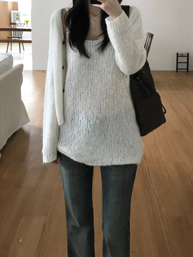Knit Cardigan Set (3 colors)