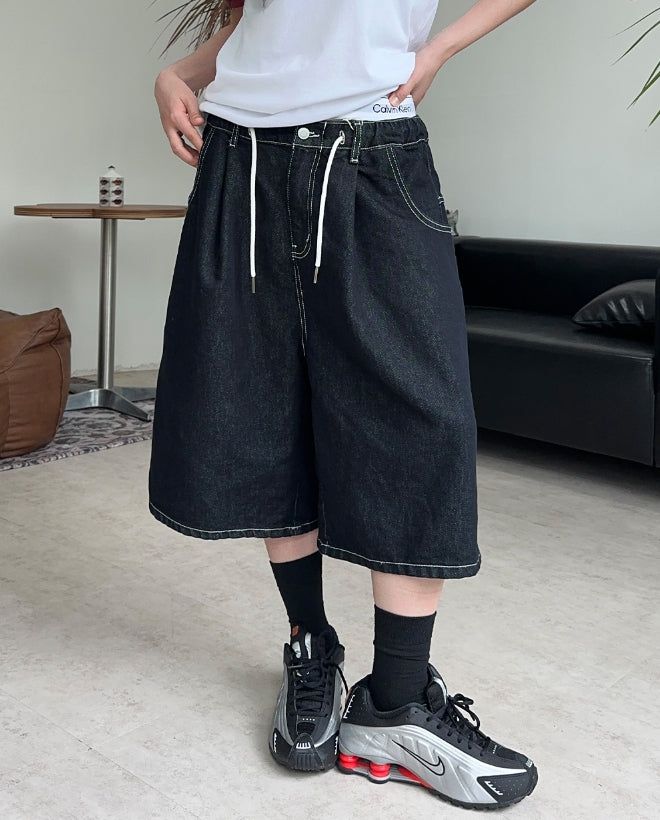 Faen non-fade Bermuda denim pants