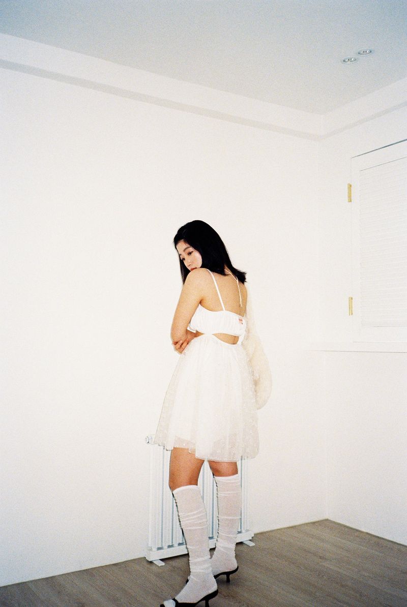 SHASHA TULLE DRESS _WHITE