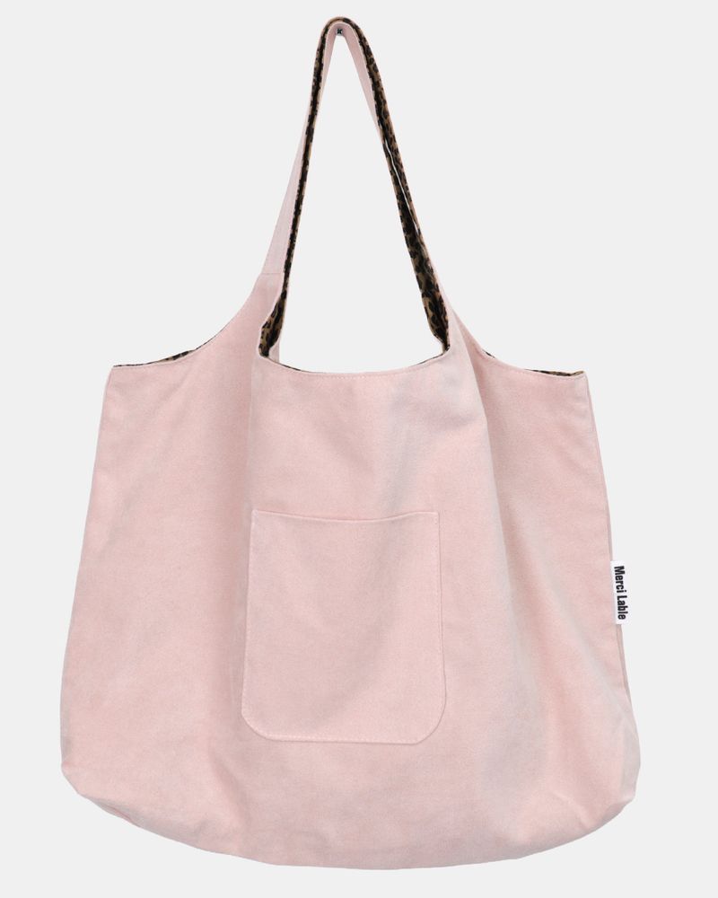 Ronan Leopard Color-Block Shoulder Bag