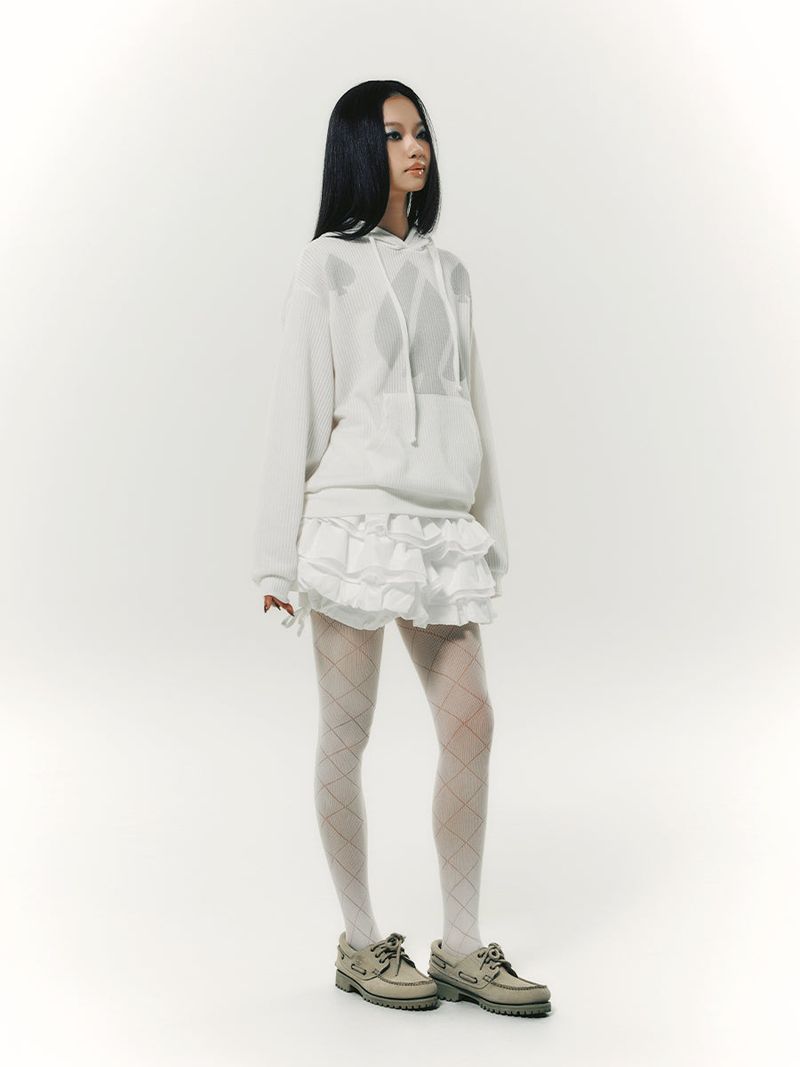 SPACE HOODIE WHITE