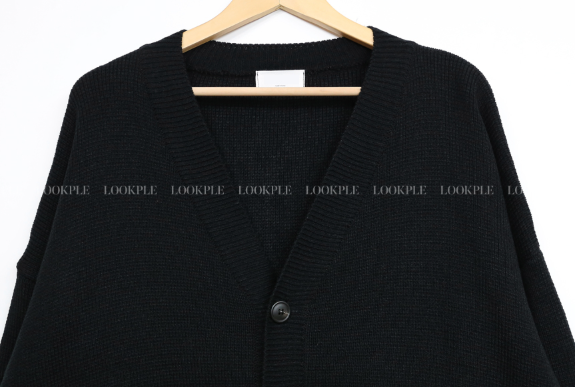flander plain overfit cardigan