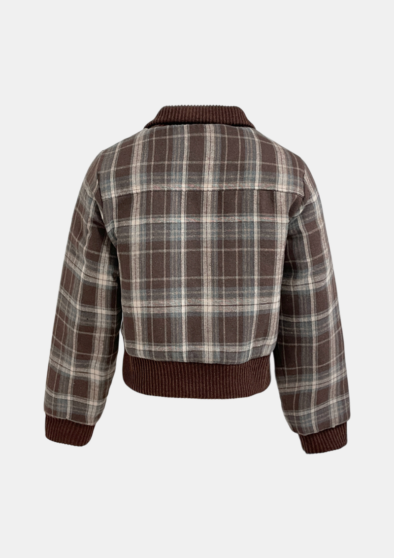 Storm Check Crop Jumper
