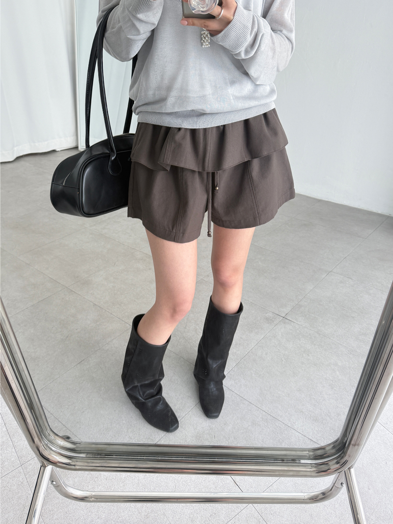 フォルディングショートパンツ (2color)
