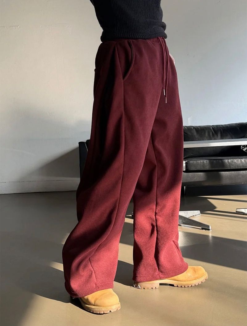 [기모] Wide corduroy sweat pants(4color)