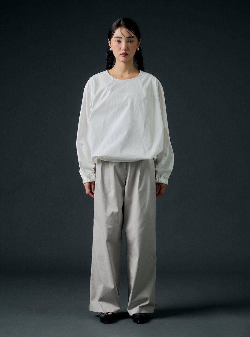 Ordinary wide pants (grey)