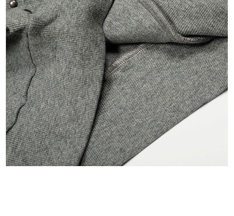 Radiant Stud Fur Hoodie Jumper