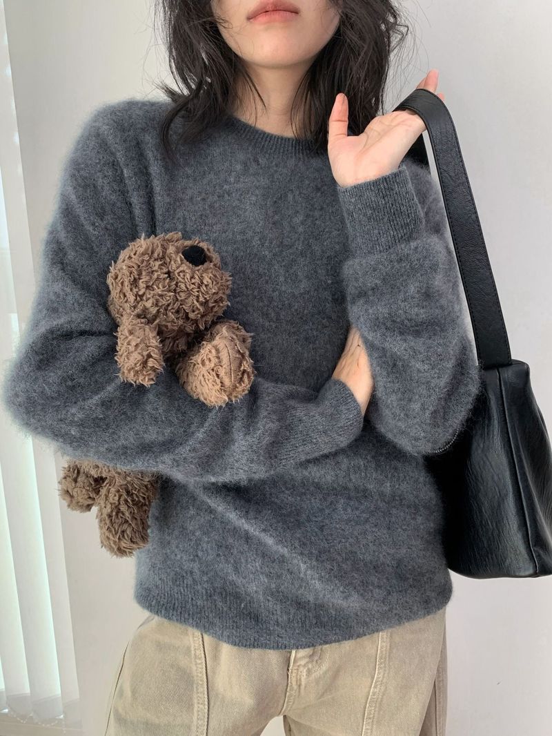 dereborujo（ドレボルゾー）の「[High-Quality Line] カシミヤウール ソフトプルオーバー長袖ニットウェア（トップス）」