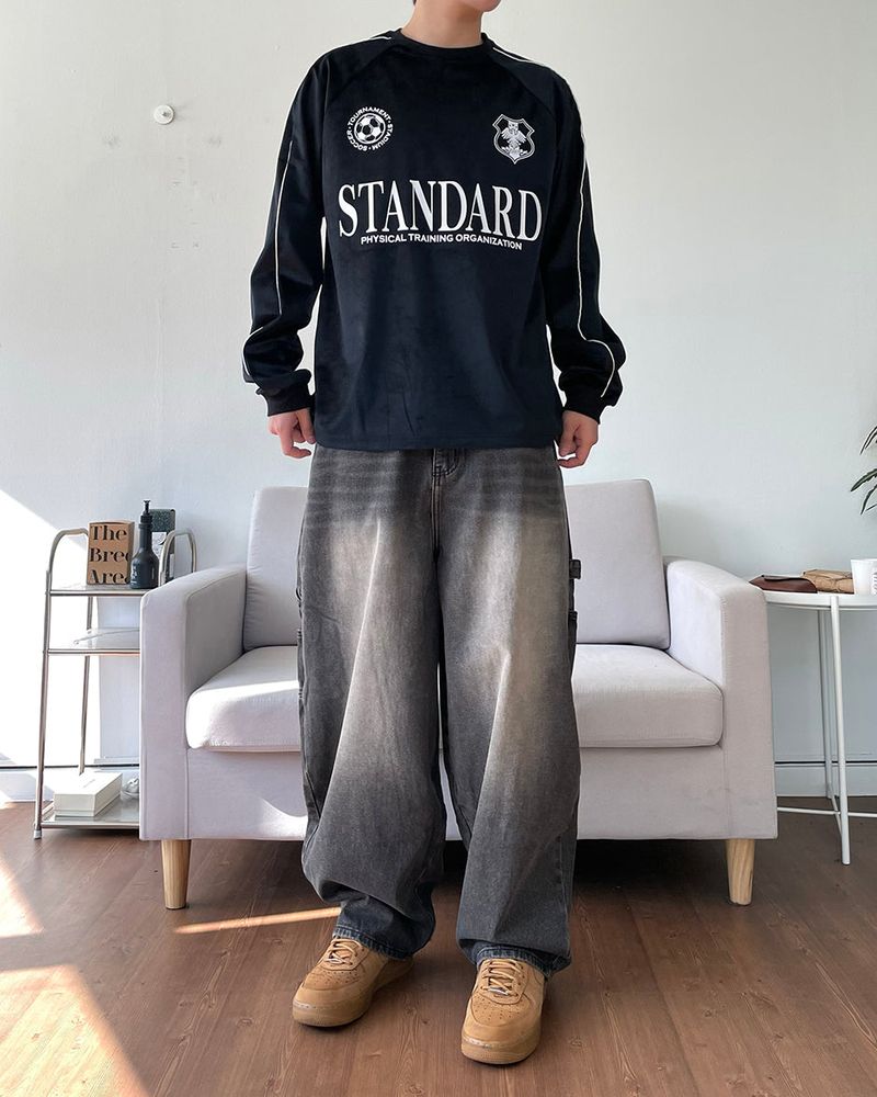 Velvet Soccer Long-Sleeved T-shirt