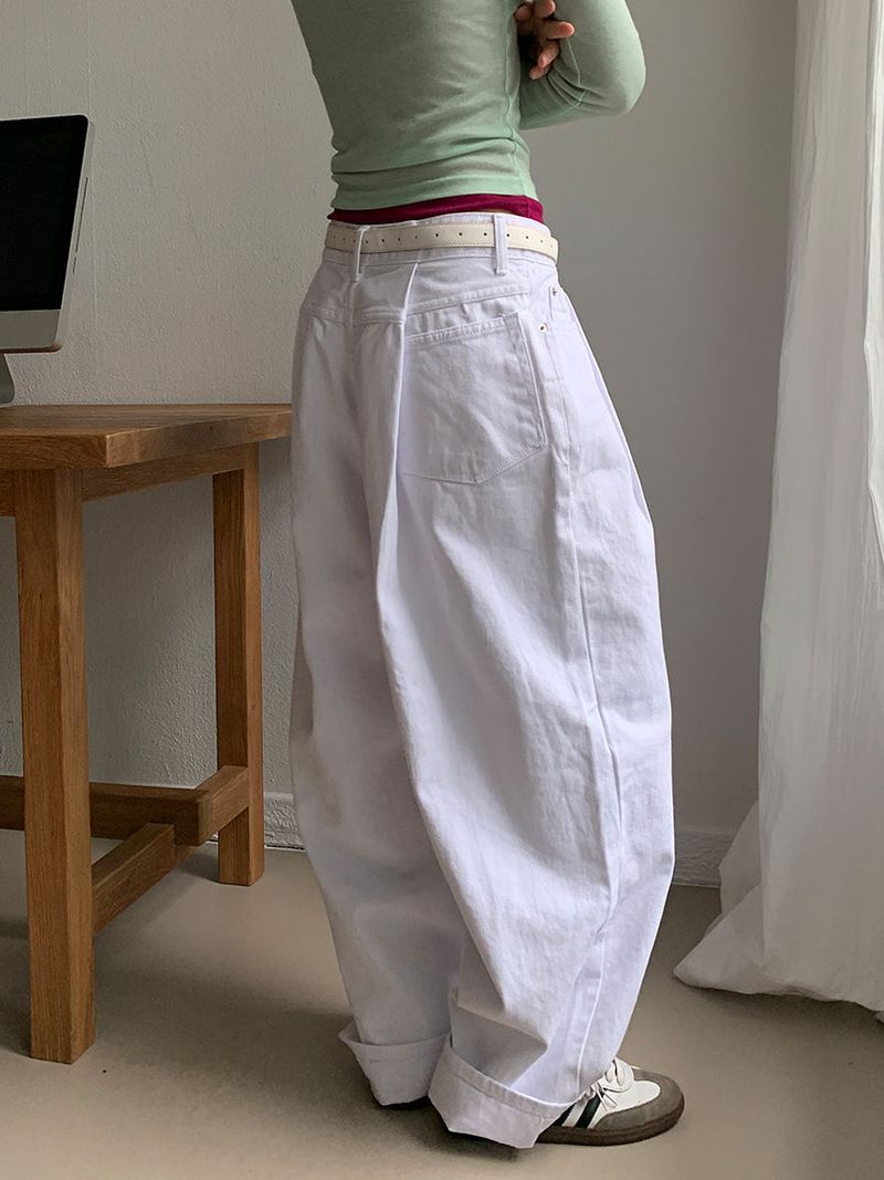 COTTON PINTUCK JEANS (2C)