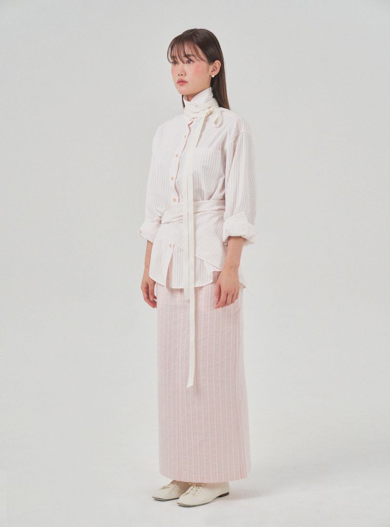 Stripe shirt (ivory)