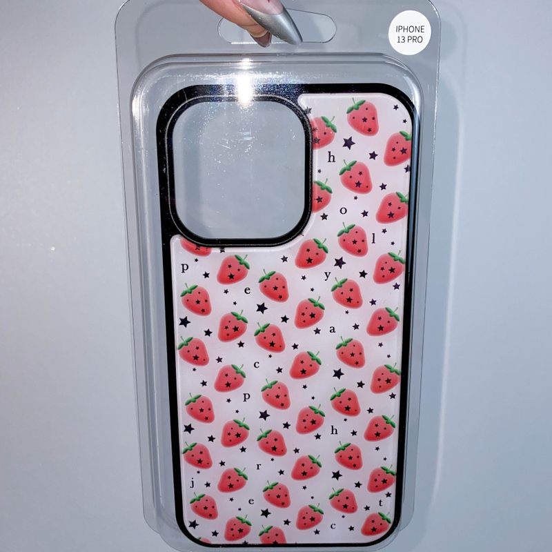 holypeachproject（ホリーピーチプロジェクト）の「[MADE] ストロベリースターグラスバンパーiPhoneケース（スマホグッズ/小物）」