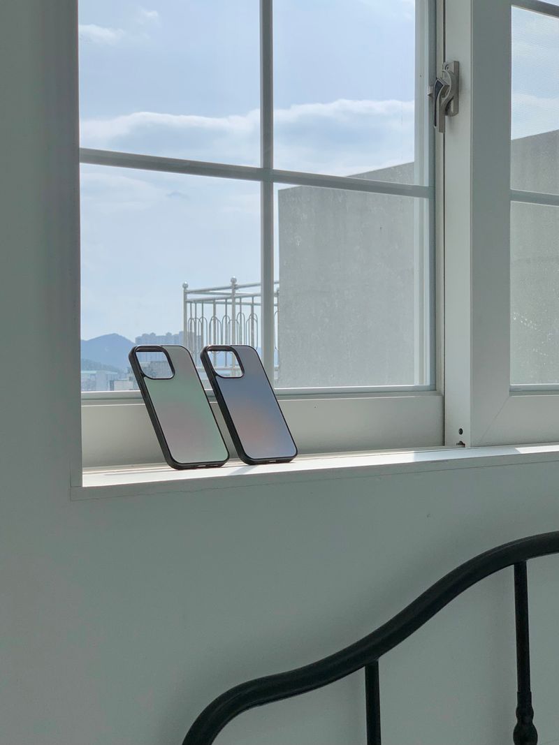 [MADE] gradation glass bumper(greenpink)