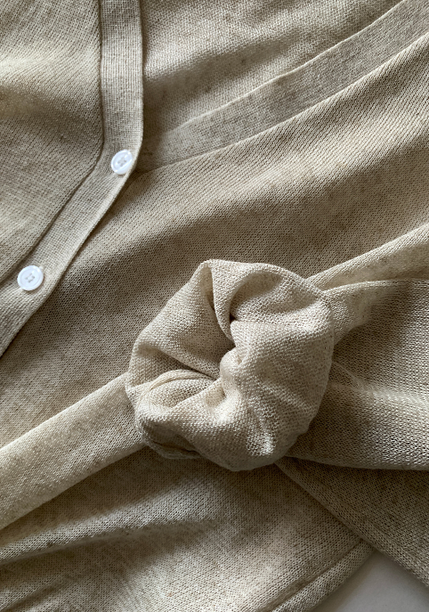 Devon Linen V-neck Cardigan / 7 colors
