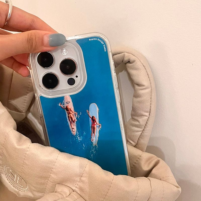 Surfing Girls Case (Jelly Hard)