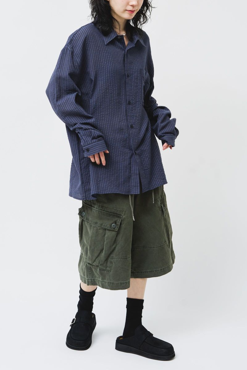 Washed Cargo Bermuda Pants (4color)
