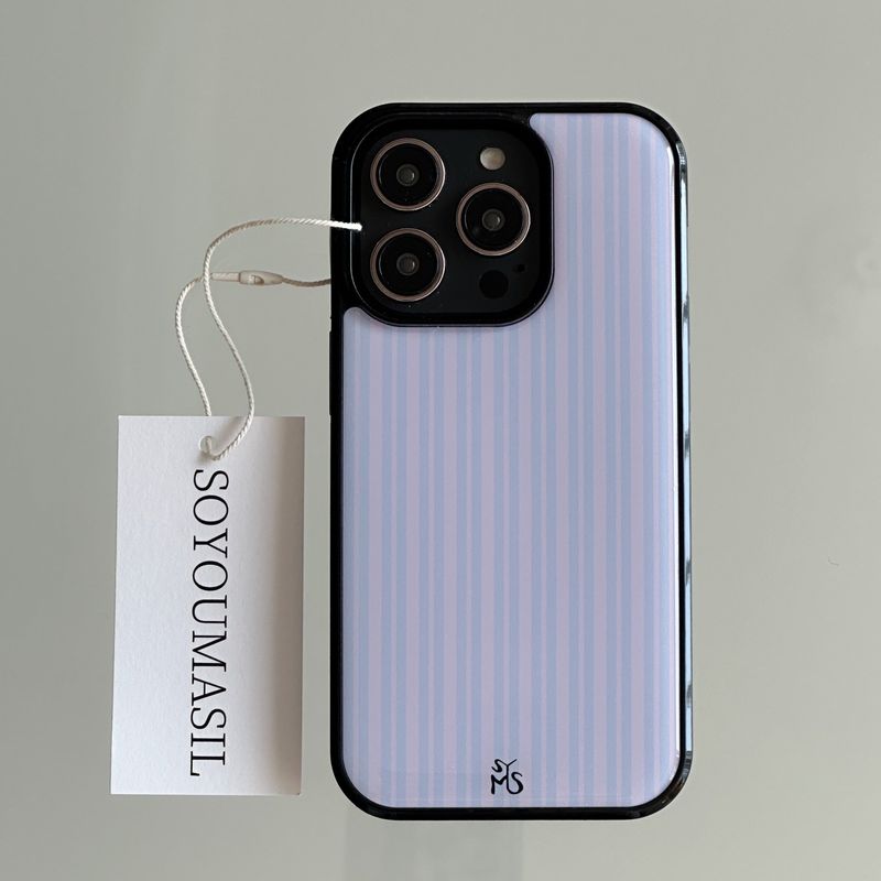 Natural line Purple epoxy bumper case
