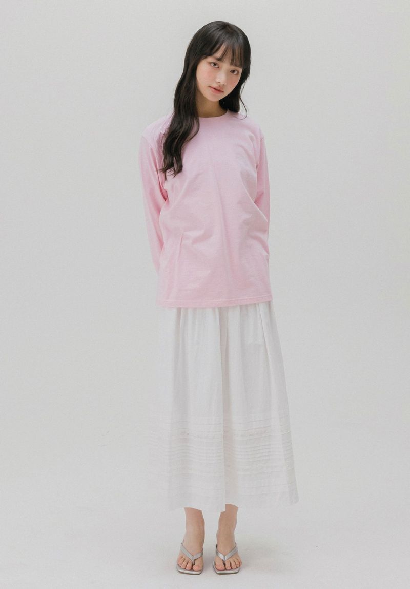 SOFT STRIPED T-SHIRT (PINK)