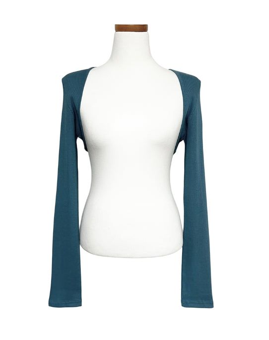 Connie unbalanced halter-neck bolero Set