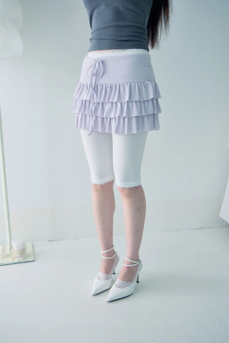 Echo skirt (Taro milk tea)