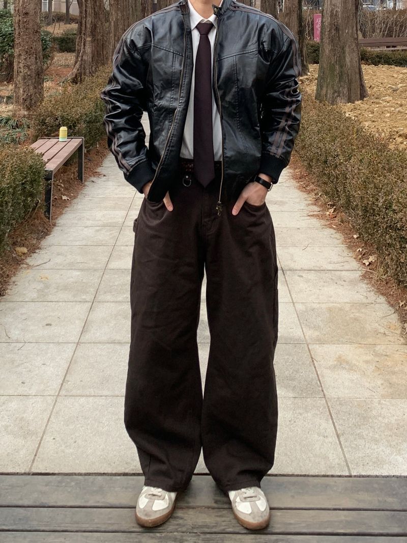 Molinero Line Leather Jacket