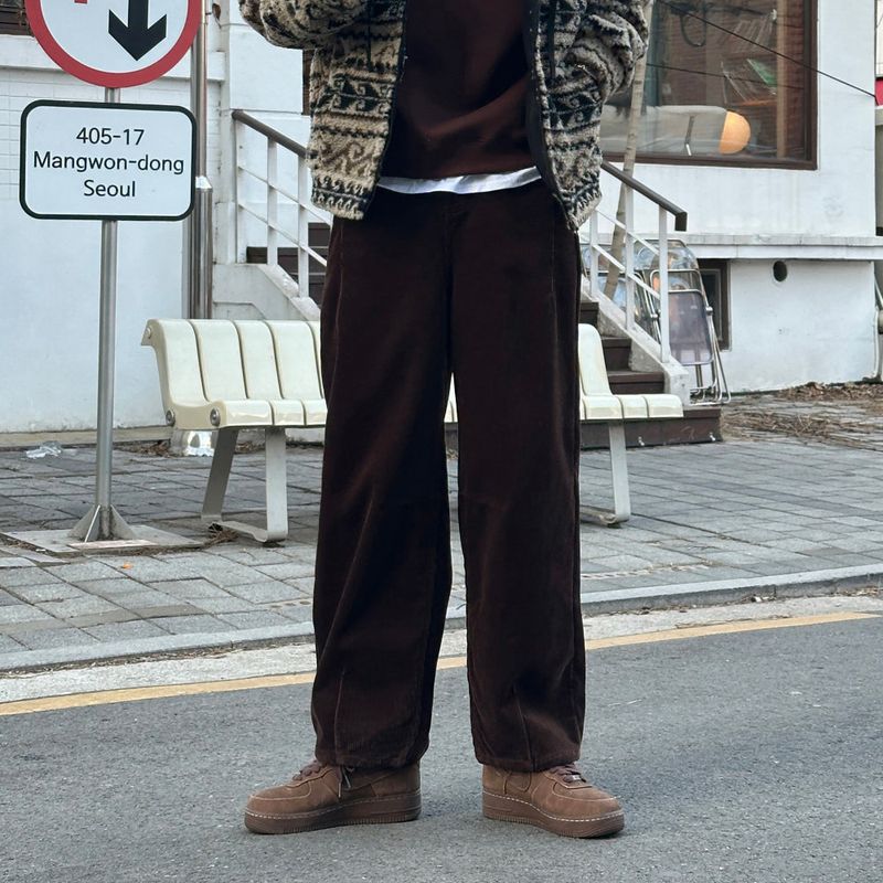 lemenne(ルメンヌ)の「LMN Boathole Corduroy Napping Wide Pants (2 colors)(Pants)」
