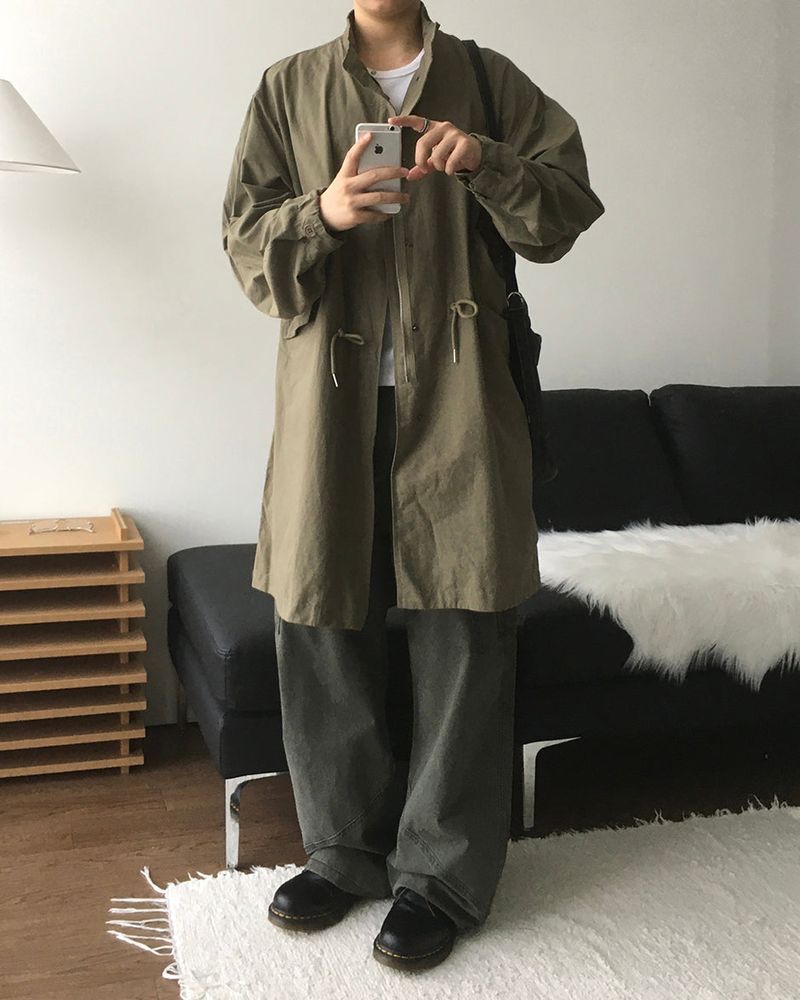 Vent High Neck Fishtail Jacket