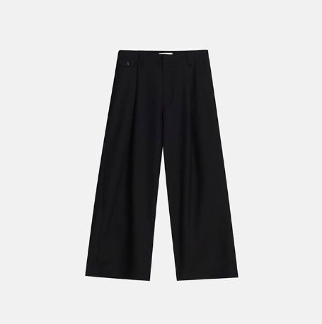 Danben One Tuck Wide Pocket Slacks